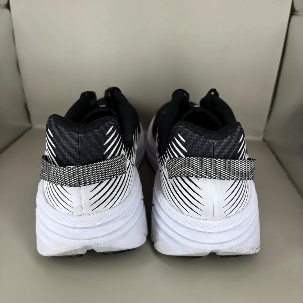 Hoka One One Rincon 2 Womens Running Shoes Black White 1110515 BWHT Size 11